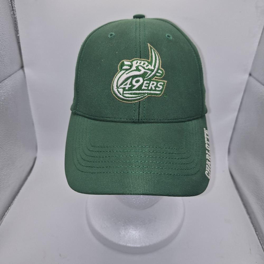47 Brand Charlotte 49ers Green Adjustable‎ Strapback Baseball Hat Cap
